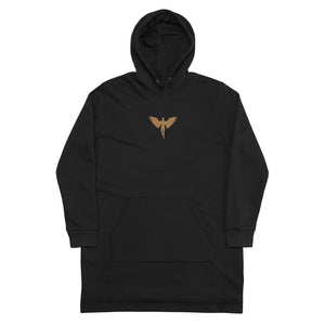 Gold Icarus Hoodie Dress